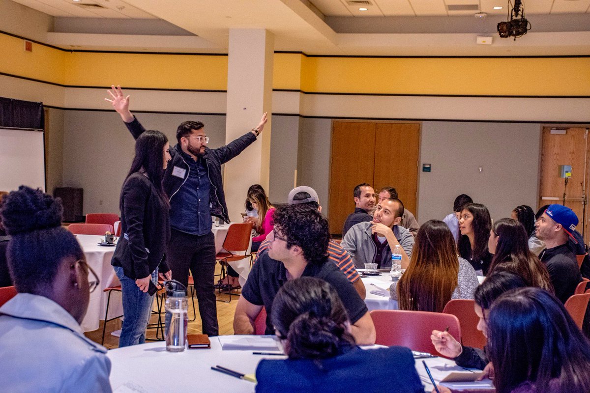 createand_co's tweet photo. We ran a #LightningDecisionChallenge workshop on #TechDiversity at the @HHFoundation 1st #LOFTCoders Summit @GeorgeMasonU in April. Find out who was there, what we did &amp; our takeaways from it. More details here: https://t.co/zTkQ5pTw8O #LatinosInTech #DesignSprint #makeandlearn https://t.co/Lr2CbBdSav