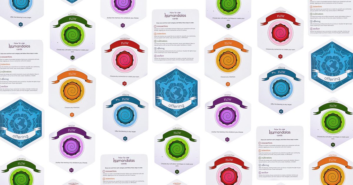ConsciousLMag's tweet photo. Humandalas Cards: Create Group Flow, Connection and Joy #Relationships #Spirituality #HuMandalas | Want to bring harmony into your life? Find out how  here: https://t.co/KEIcCNCjHF https://t.co/kWaQaHPPkx