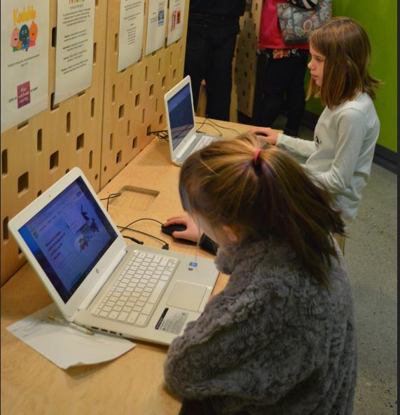 MuseKnox's tweet image. #CodingCorner is the perfect spot for older #musekids to have some #STEAMfun #museknox