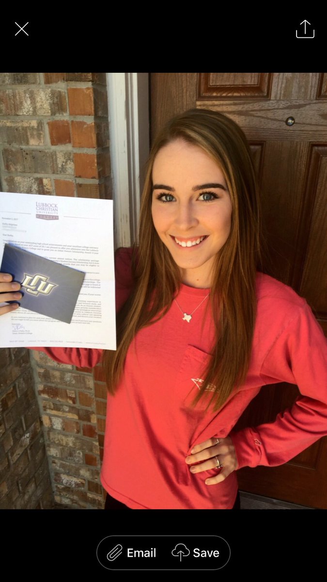 ArlingtonHigh's tweet photo. Congrats Shelby Ahlgrimm for receiving the F.W. Mattox Presidential award from Lubbock Christian University #Fullride #COLTSFAMILY @LCUedu https://t.co/JVkobibXo6