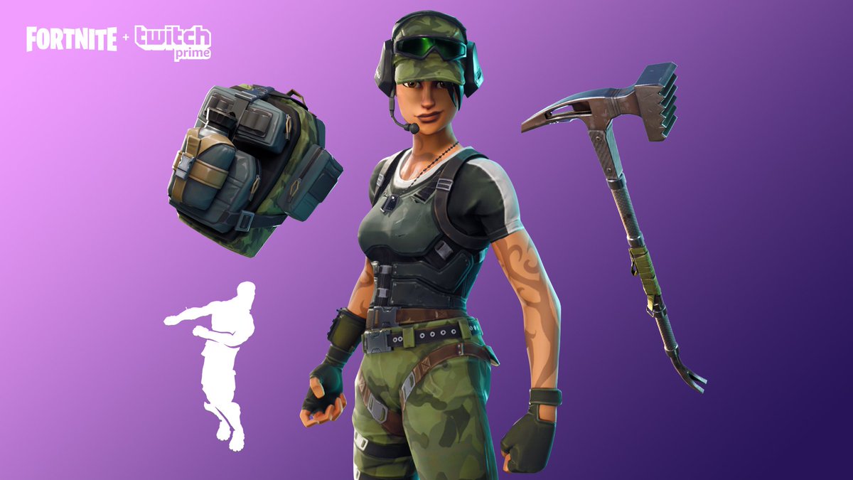 epic games and twitch prime are back with another twitch prime pack claim an exclusive outfit back bling pickaxe and emote now free for twitch prime - twitch fortnite pack 3