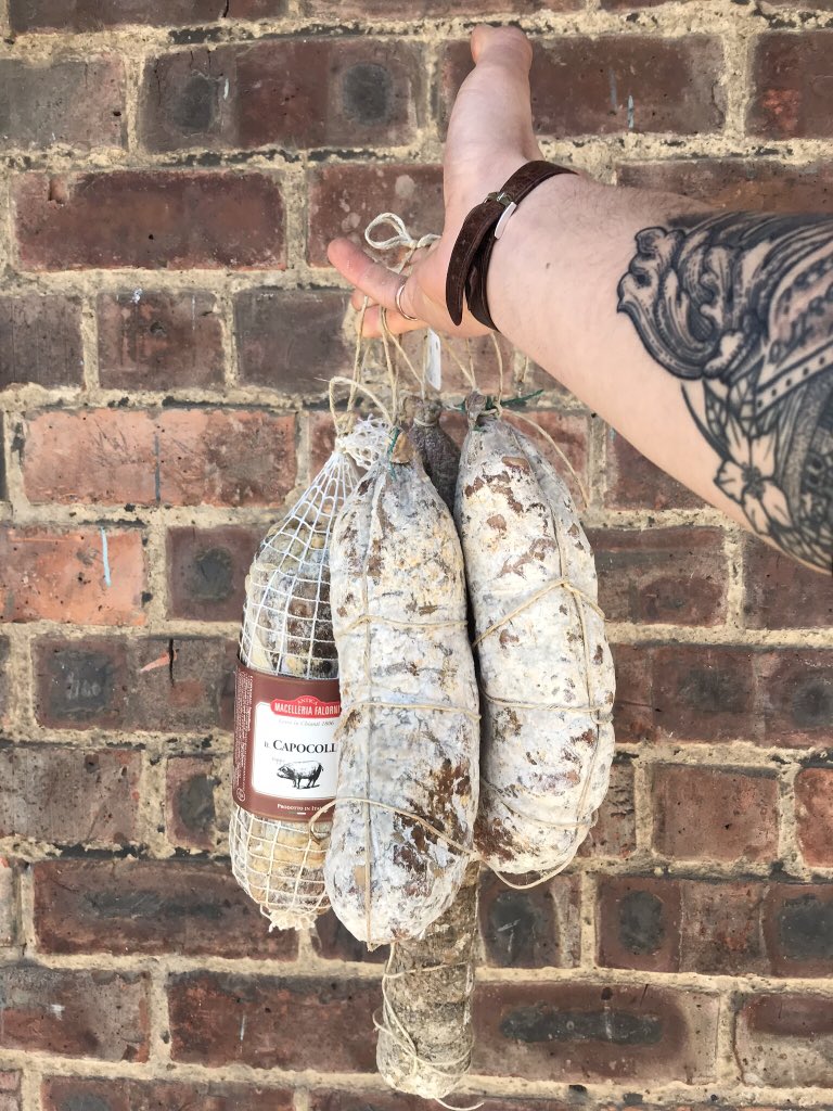 mellischeese's tweet image. Charcuterie is another thing we take great pride in stocking. French, Spanish &amp;amp; Italian cured meat to be precise. All our products are cured with salt, time and care. Simple and very effective (tasty). We sell it by the slice or chunk #mellischeese #notcheese