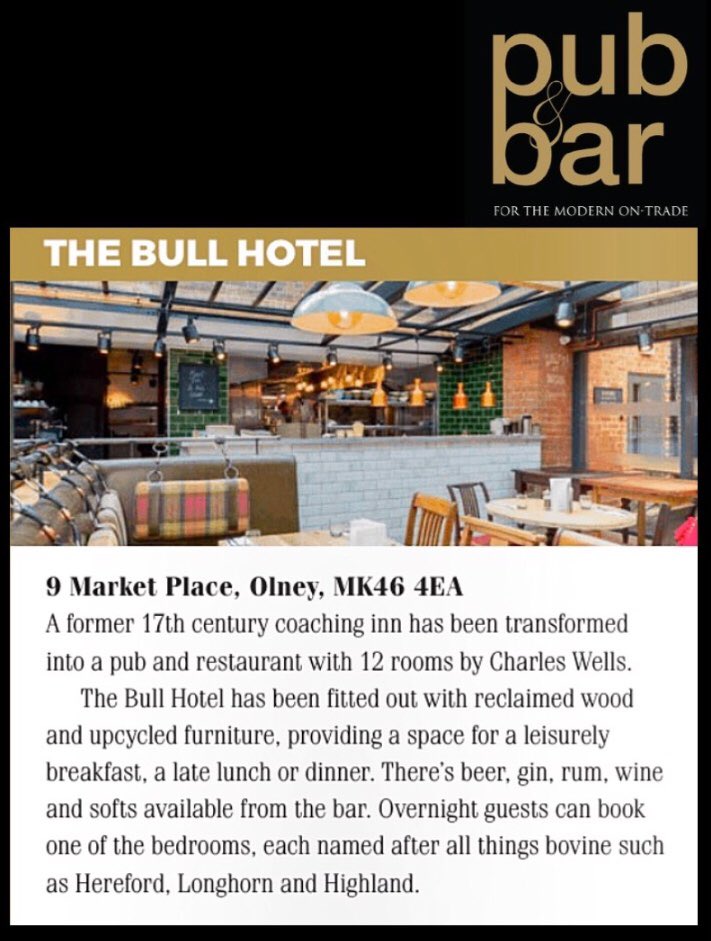 Wonderful to see us noticed in <a href="/PubandBarMag/">Pub & Bar Magazine</a> this month! 👀 #newpub #newopening