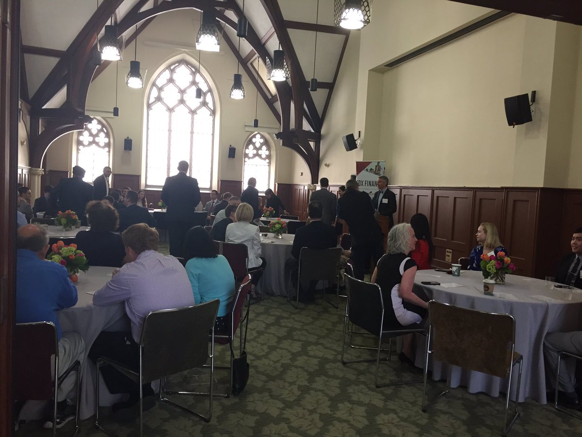 The Awards Luncheon has begun! Congrats to all of our honorees. @foxschool <a href="/TempleUniv/">Temple University</a>