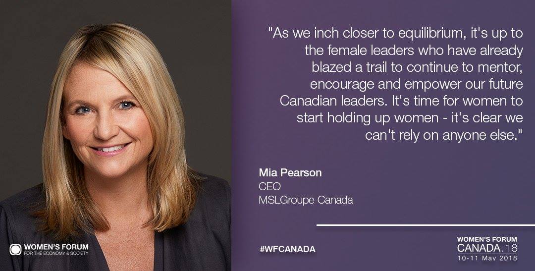 Our co-founder <a href="/miapearson/">Mia Pearson</a> will be speaking at the 2018 <a href="/Womens_Forum/">Women's Forum for the Economy and Society</a> in Toronto! The forum will bring together policymakers, executives &amp; stakeholders to challenge the G7 to deliver inclusive economic growth &amp; foster inclusive progress.  Register here: bit.ly/WFCanada