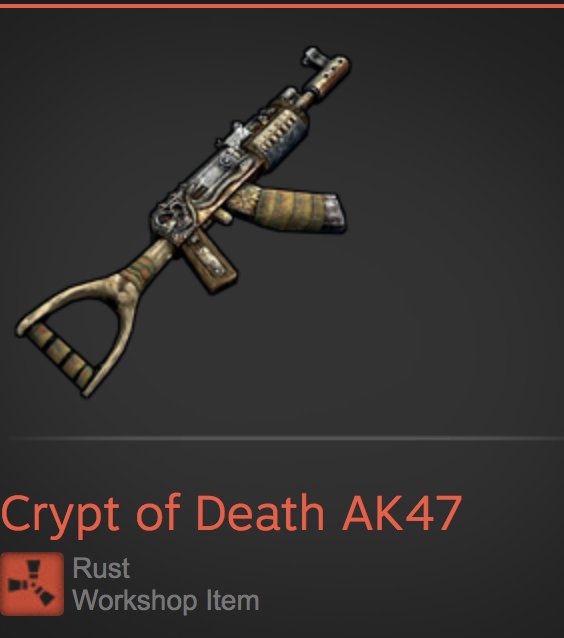 rustfastcom's tweet image. 💎 Daily giveaway - 2x Crypt of Death AK47
 
💎 Retweet 

💎 Tag RUST friend   and visit rustfast.com   

💎 Winner will be drawn today