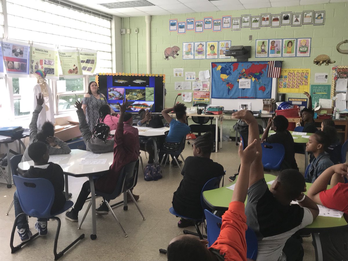 scienceguRhew's tweet photo. What’s in the river?!? Thank you @JM_Archambault for introducing the world of macroinvertebrates to our students.  Students had a blast learning about what can be found swimming around them and their importance in a river ecosystem. @TeamCLMS @WSFCS_Science @naturalsciences https://t.co/rDrUGmuabY