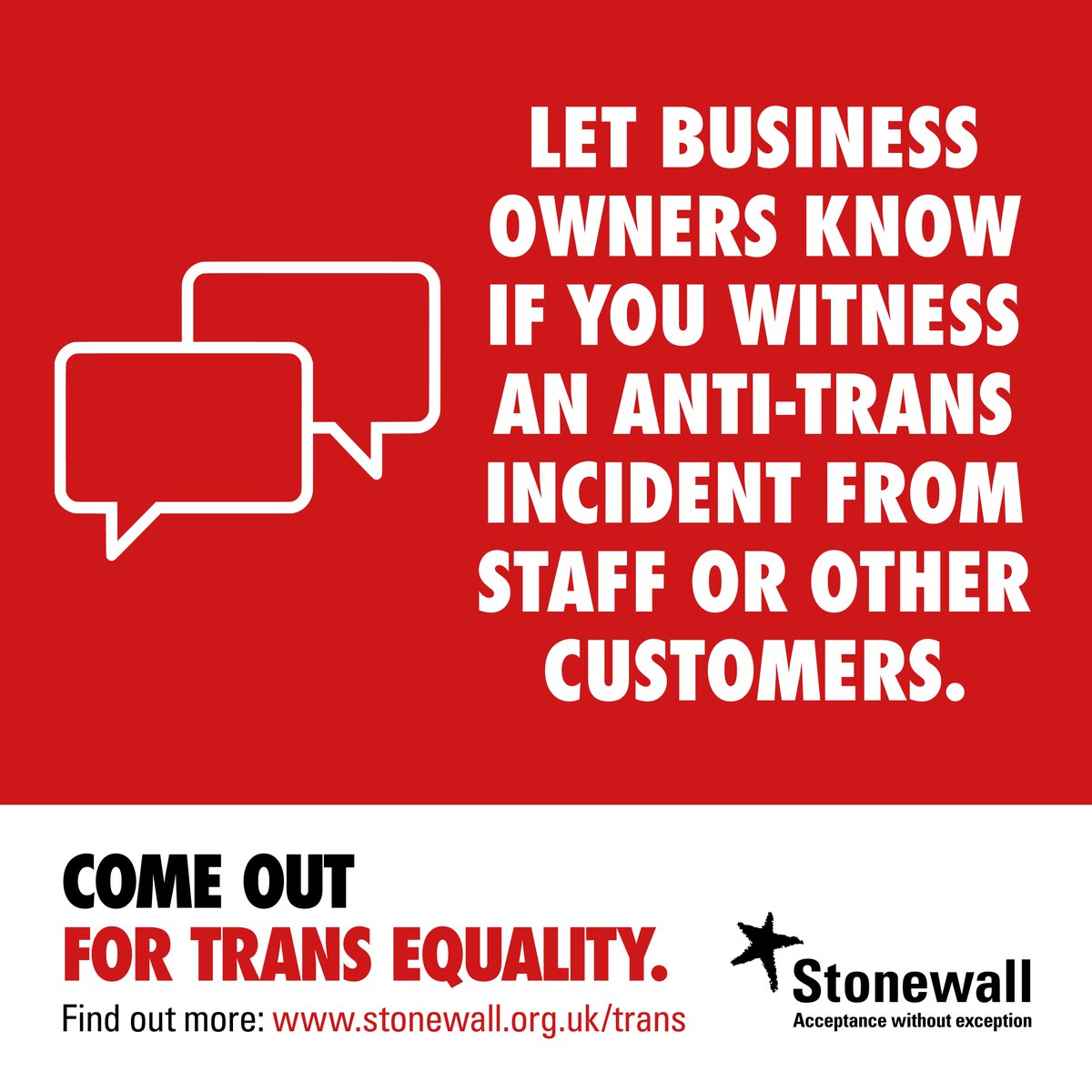 stonewalluk's tweet photo. Our #LGBTinBritain Trans report shows the extent of discrimination and violence trans people face in the UK. If you want to take some concrete actions as an ally and #ComeOutForTransEquality, then look at these infographics as a starting point. Visit: https://t.co/it6w4i8dVi https://t.co/1PB2b3kzN3