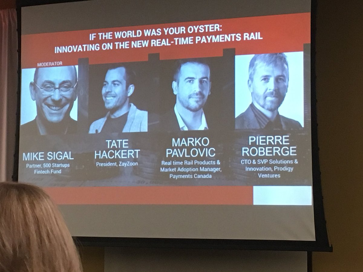 DwelloPayments's tweet photo. Letโs talk #realtimerails @ZayZoonTransfer #PayCanSummit https://t.co/MjevrxCkd9