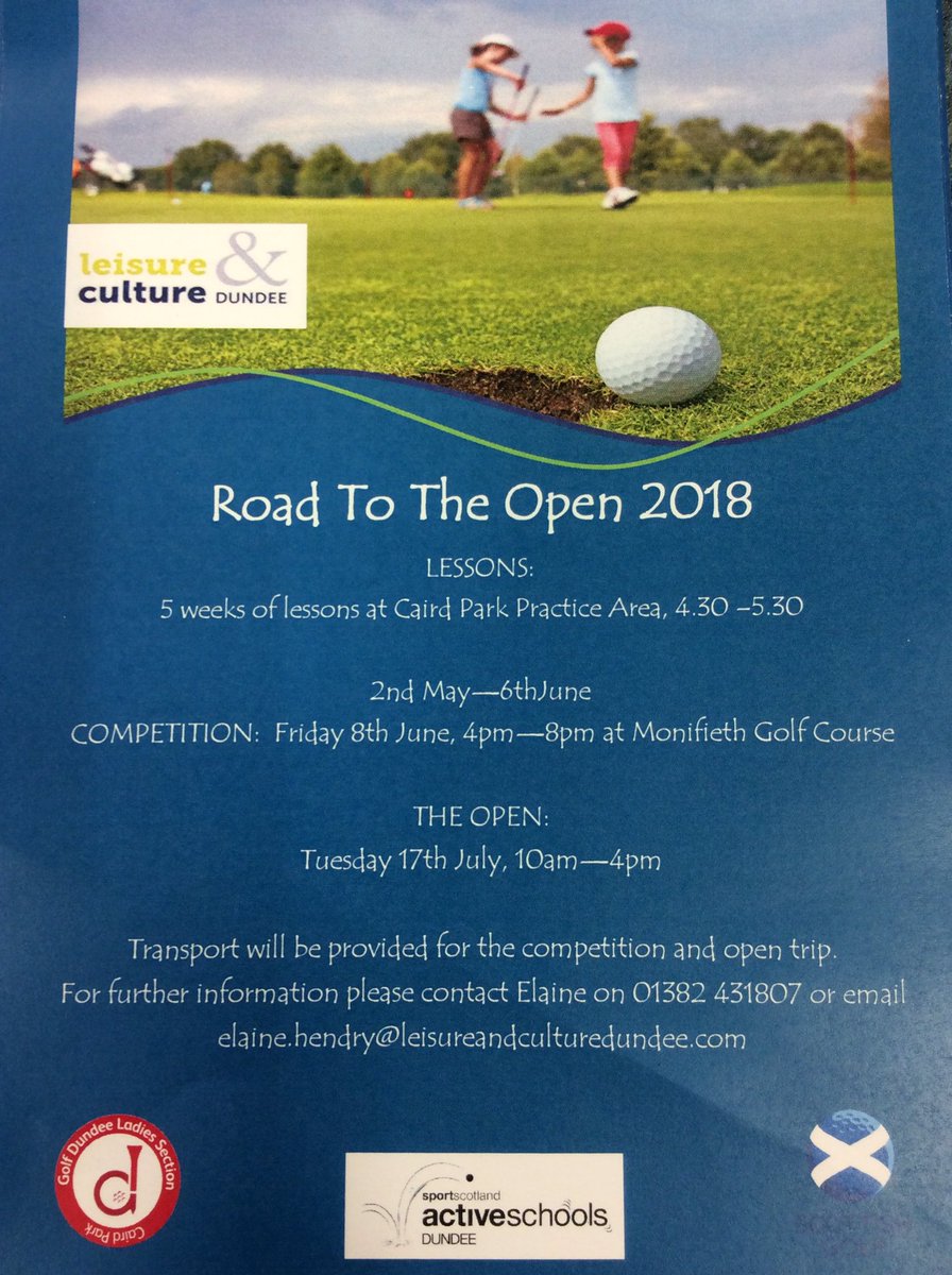 Golf_Dundee's tweet photo. #roadtotheopen #cairdpark #golfdundee https://t.co/TaTMyviMPm