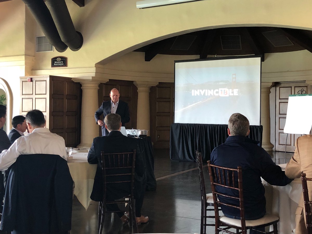 JasonLahita's tweet photo. .@JCarroll_LOB kicking us off: “there are many ways to grow to 1B in AUM, no right or wrong, we’re going to cover these different paths today...” #INVINCIBLEAdvisor https://t.co/g5xajasuM3