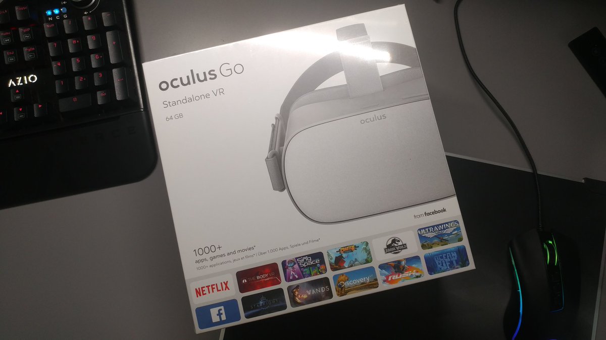 vrkommando's tweet photo. It has finally arrived! The Oculus Go https://t.co/ivuIjdAtN8