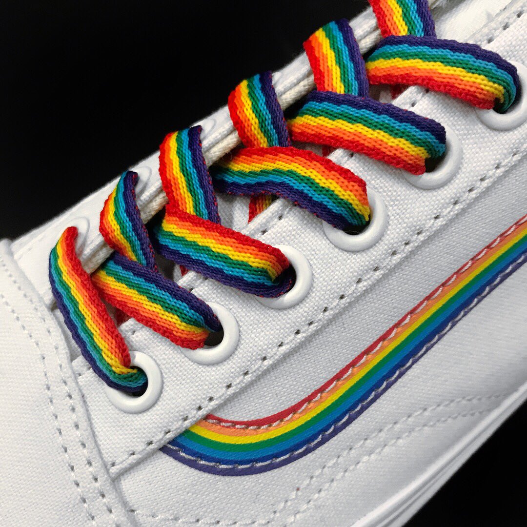 rainbow vans at journeys