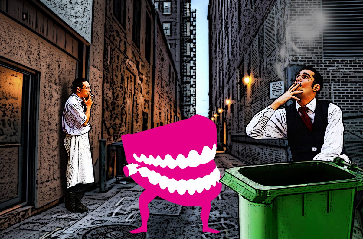 Small talk and cigarettes won’t stop Munchin! Any clue what will happen next? #MidweekFun