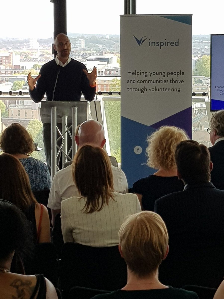 'We're at the beginning of something very exciting with volunteering not just in London but across the UK' inspiring words from @rydermc #inspiredlaunch @LDN_gov