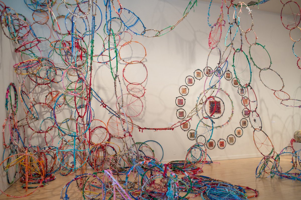 Sharon Thieman's "Power of Wrapping: A Social Art Project", featured in <a href="/FloridaAtlantic/">Florida Atlantic University</a>'s MFA Thesis Exhibition, is today's #artoftheday. The exhibition is on view until May 25th!