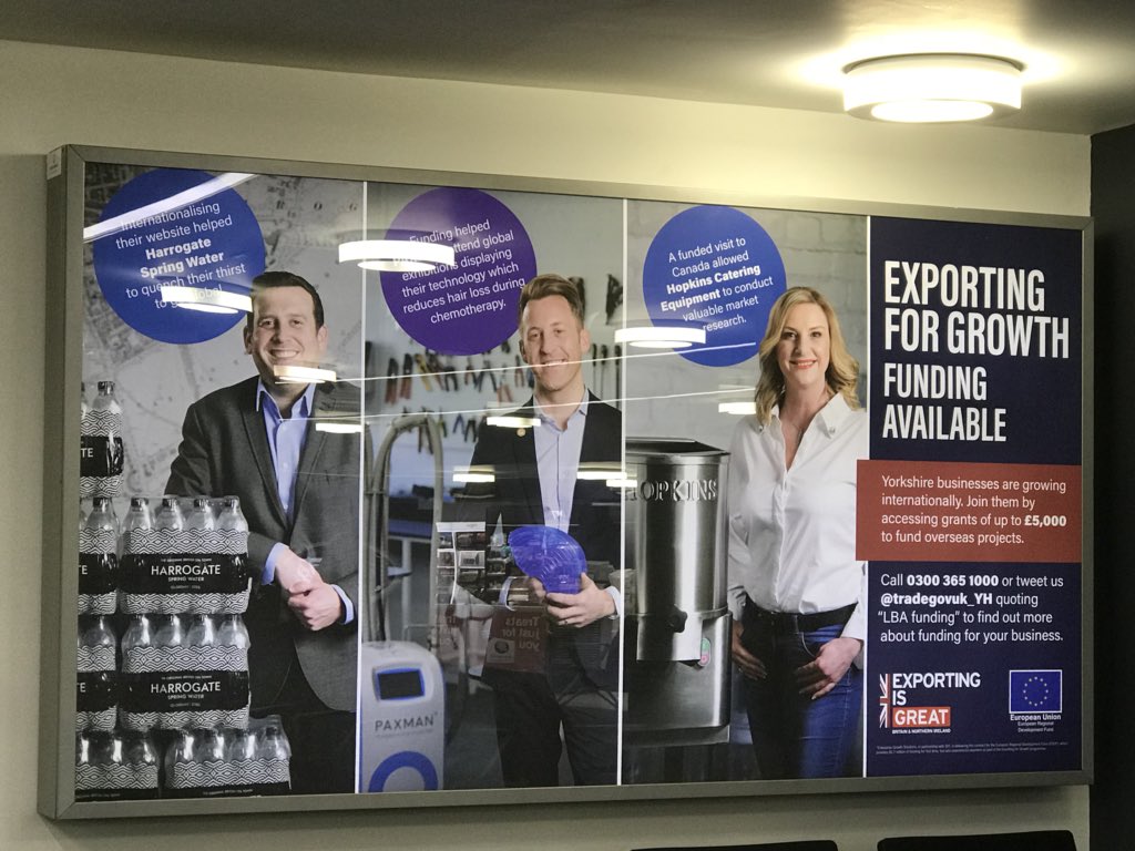 HarrogateSpring's tweet image. A big thank you to @tradegovuk &amp;amp; @LBIAirport for a great morning at the launch of the #exportingforgrowth campaign - Featuring our very own Export &amp;amp; New Business Manager Greg Hatton #exportforgrowth #yorkshire #lbiairport #internationaltrade #export