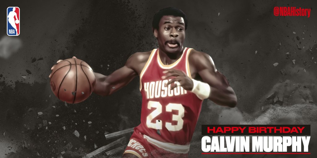 Happy 70th Birthday to legend and Hall of Famer, Calvin Murphy! 