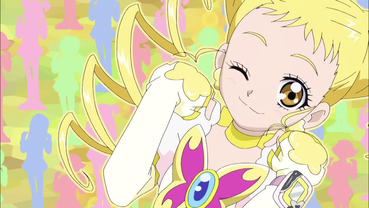 Twitter 上的 Hetax Film そういえばyes プリキュア５は第33話よりエンディングがガンバランスdeダンスに変わったんだよな 3枚目のキュアレモネードのウィンクするカットは1フレーム 普通に観てたらまず分からないと思われ っていうか 実はさっき気がついたｗ