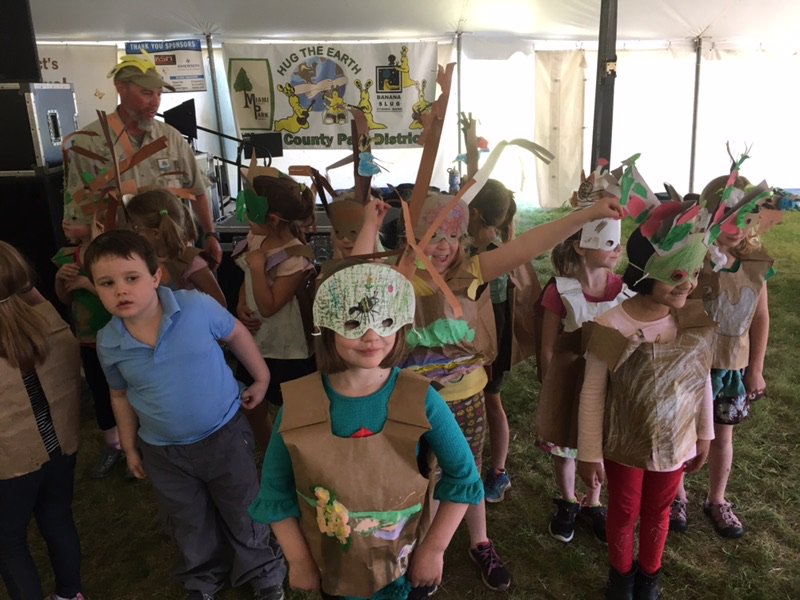 The Ohio tour is a'happenin! Here is Big Red and his awesome tree sprout singers &amp; dancers at 2018 Hug The Earth Festival ...Singing the Steve Van Zandt eco-hit song, “I’m a Tree”...10 shows ahead!!!