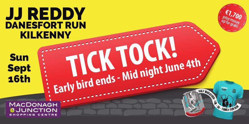 danesfortrun's tweet photo. Count down ⏱ call out 📢 folks 😱 #EarlyBird has only ONE MONTH left 😳 Early bird pricing ends midnight Bank Holiday Monday, June 4th !!!! Don’t miss out 🤗
Register via @ https://t.co/nhHAYMORhH
#CommitYourself #BookYourSpot #ValueForMoney #MedalForAll #DistanceForAll https://t.co/vYbiTUJsZX