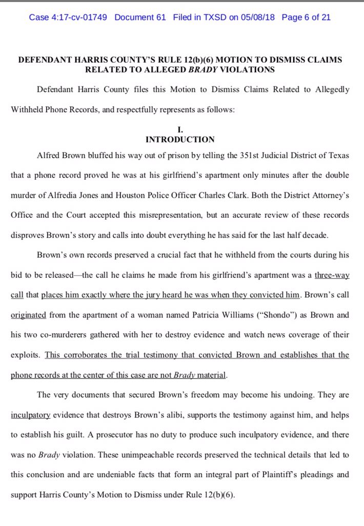 I don't need a column to write a series of articles to explain this... one word will do, JUSTICE. <a href="/HoustonChron/">Houston Chronicle</a>