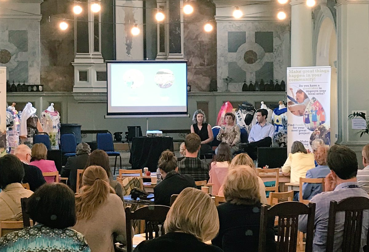 Spacehive's tweet photo. 2 successful project creators are sharing their crowdfunding stories with the #WestSussexCrowd “Crowdfunding provides a space for contributing ideas as well as money” https://t.co/rgW37fq7uq