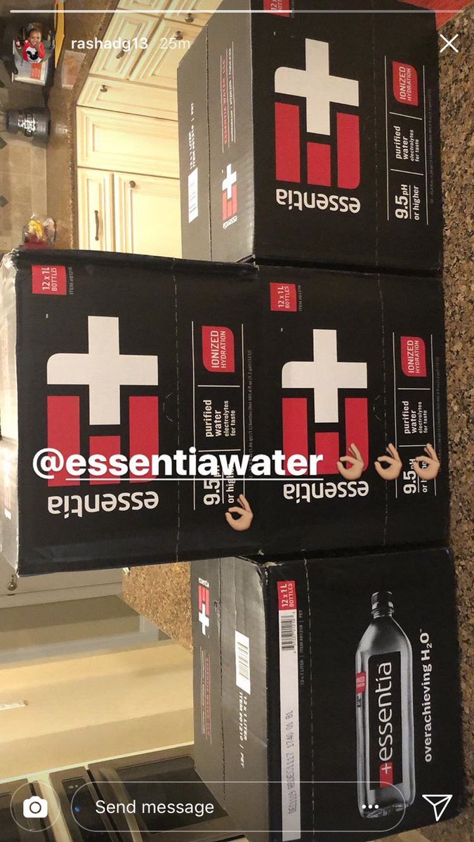 daathletemktg's tweet image. Thanks again to our friends at @essentiawater for hooking up our guy @RG80_!
