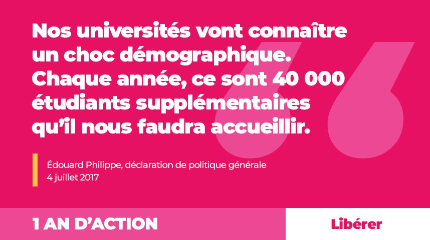 gouvernementFR's tweet photo. Le #PlanEtudiant supprime le tirage au sort pour l’entrée à l’université, renforce l’orientation et augmente le nombre de places dans les filières les plus demandées (STAPS, psycho, droit...) pour garantir à tous les étudiants les meilleures chances de succès #1andaction https://t.co/XOcf3TIhGk
