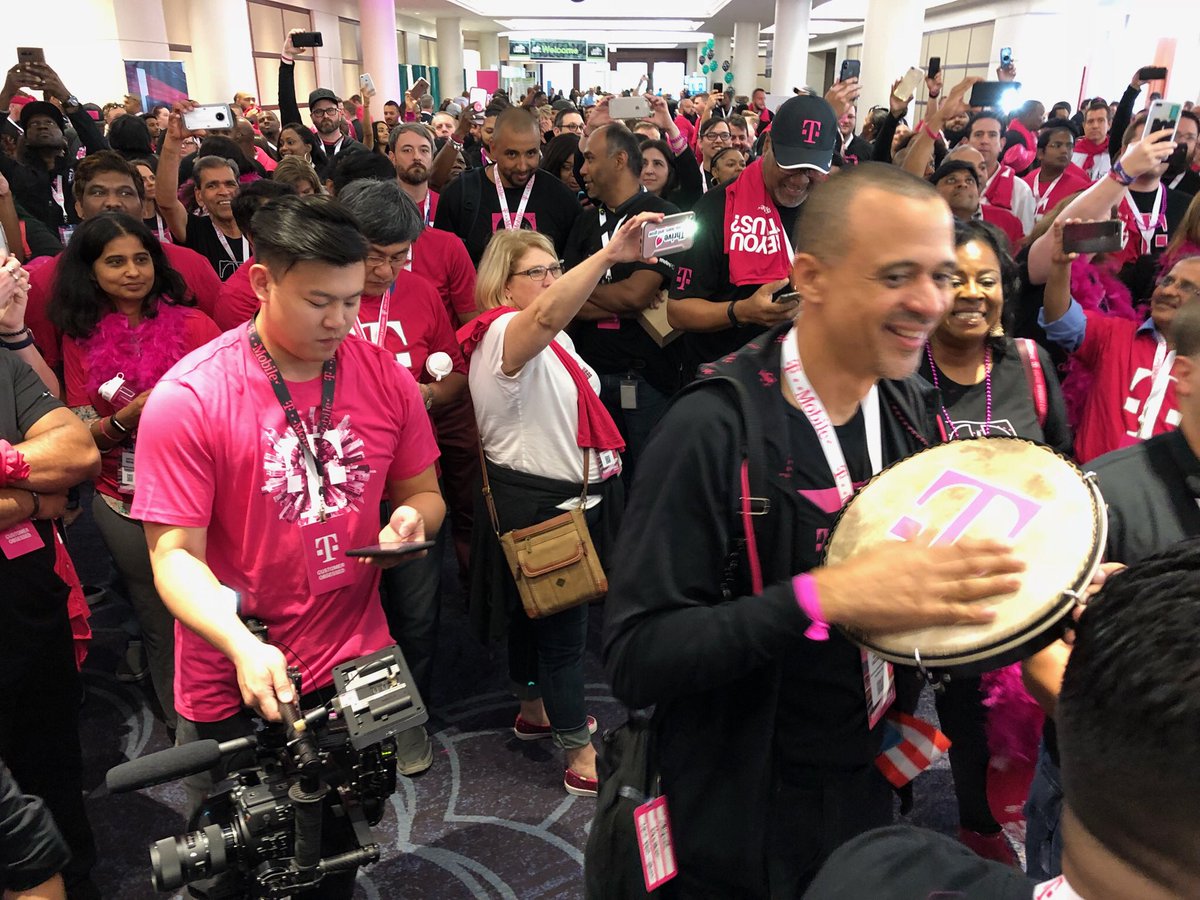 JohnLegere's tweet photo. Well I hear that the @TMobile #PuertoRico team is in the house for the #UnstoppableTour In Atlanta!! I’ll be there in 20 mins! @tmobilepr rules!! https://t.co/wl3kkUAWEF