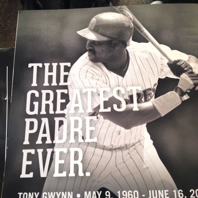 Happy birthday, Tony Gwynn. Go forever. 