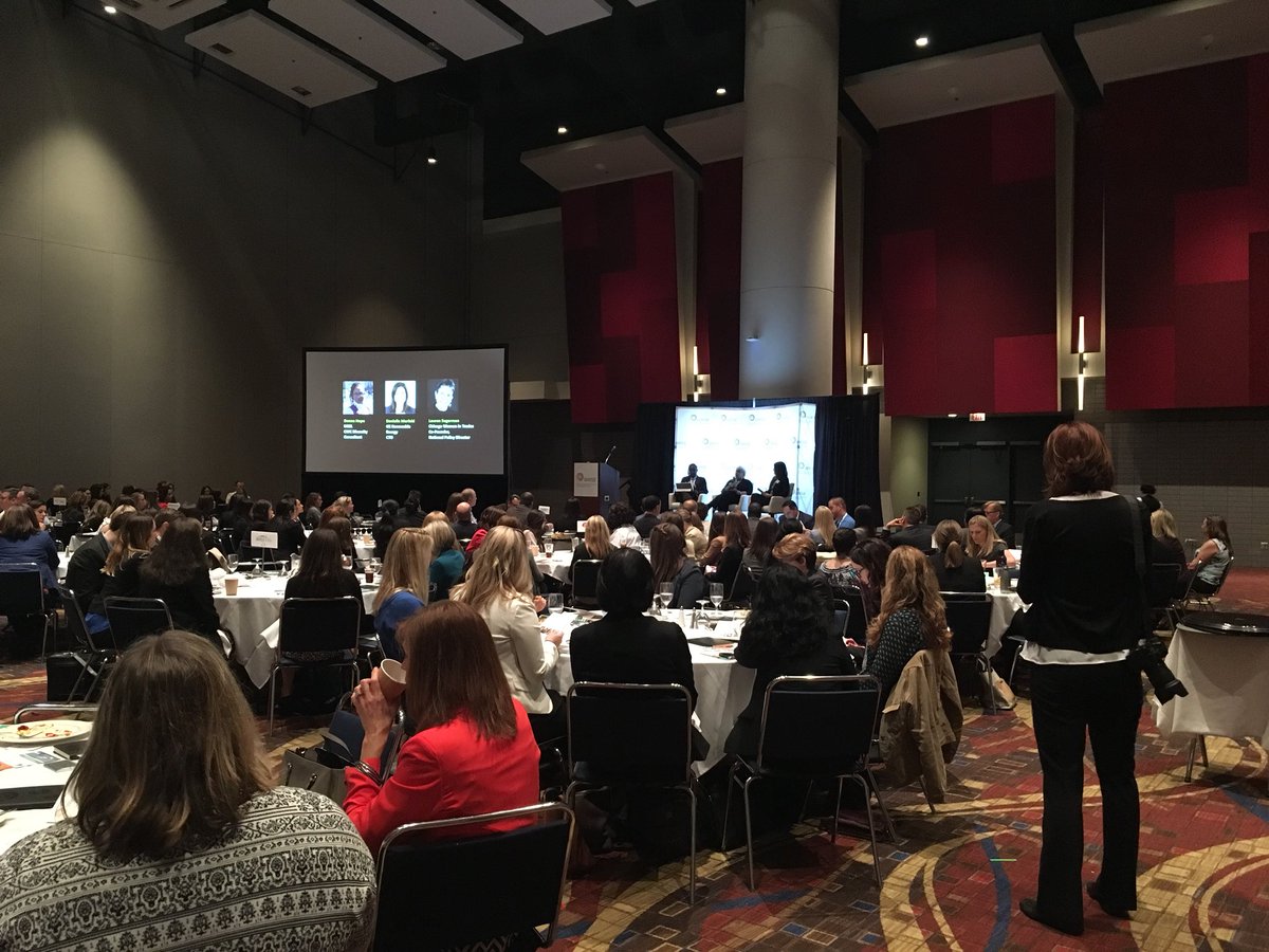 Packed house for the <a href="/WRISEnergy/">WRISE formerly WoWE</a> luncheon at @AWEA #WINDPOWER2018 Listening to inspirational women discuss the progress and challenges in equality in the workplace.