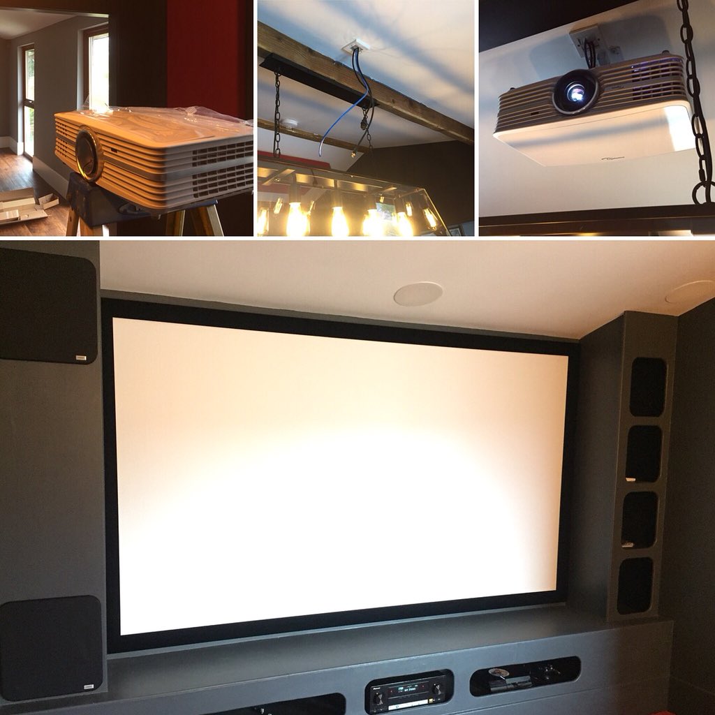 csviuk's tweet photo. 136" Optoma 4K Ultra HD Home Cinema. HDAnywhere XTND delivering the 4K Signal @MonitorAudio @OptomaUK @YamahaAV @homeautomation #homecinema @LiveInstall @HDanywhere https://t.co/Myro1Xsv0c