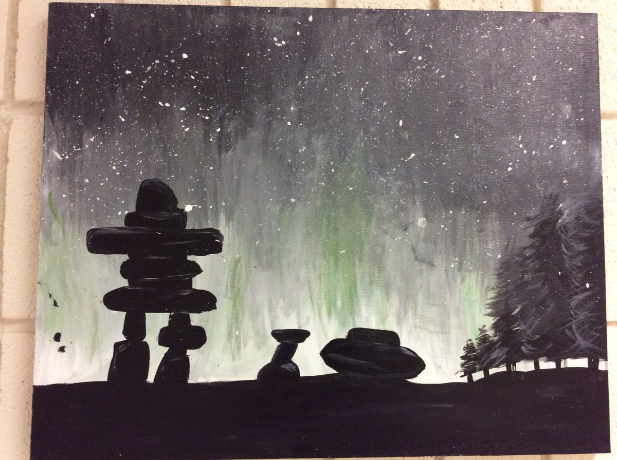 schambers02's tweet photo. FNMI art work proudly displayed at #STMTcourtice #PVNCLeads https://t.co/s0KXZwqA3Q