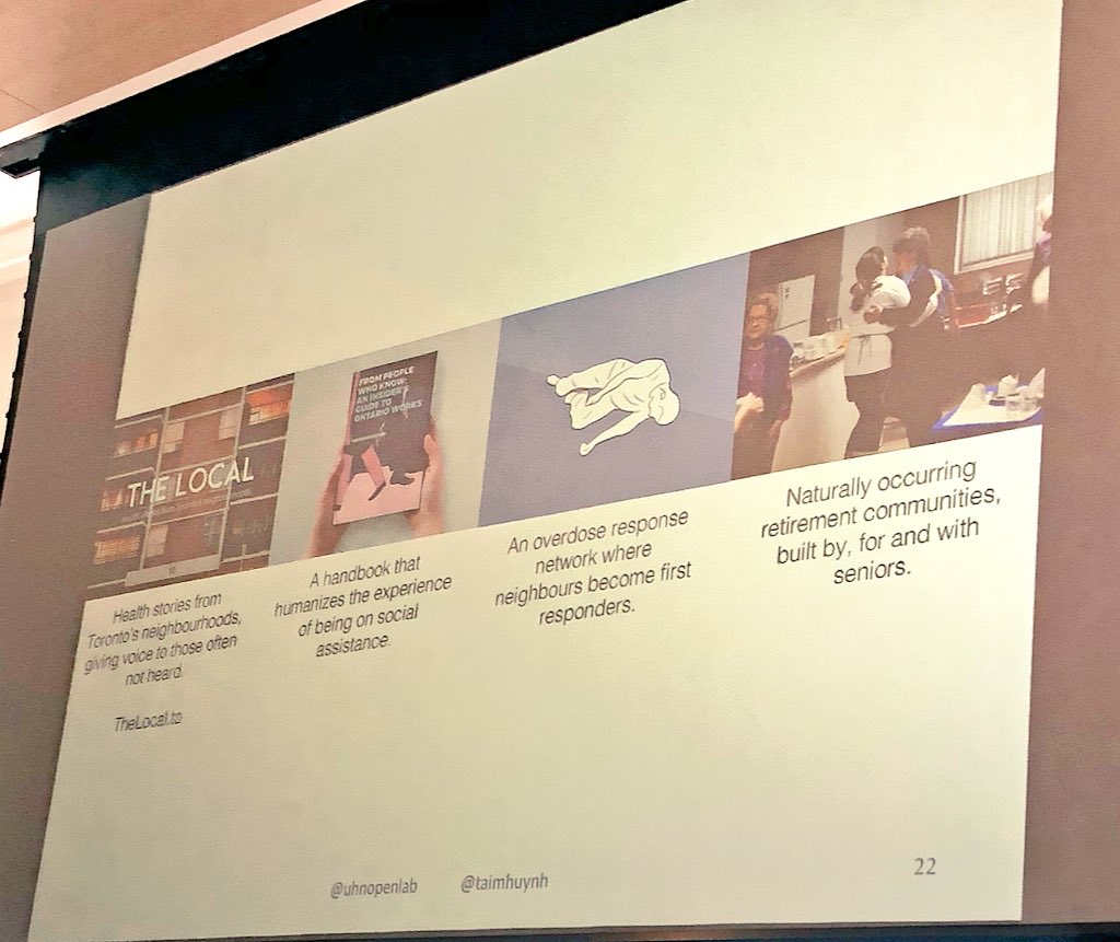 An inspiring walkthrough of the participatory design practice that is being used to build an overdose response network app - by <a href="/taimhuynh/">Tai Huynh</a> at #comhac18