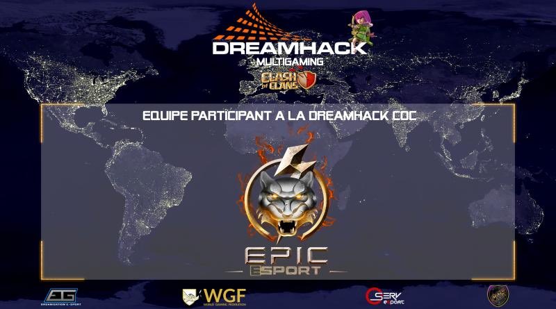 [1/8] L'équipe EPIC ESPORT sera présente à la #DHFR18 ! 
Good Luck Guys 💪🏽 
#ClashofClans #ClashOn