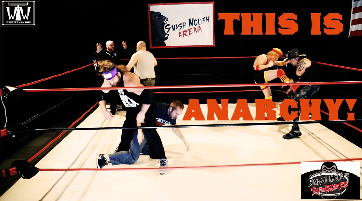 SmashMouthWWT's tweet photo. https://t.co/n1e8QIDKTt The competitors of the Showcase Battle Royal do not want to wait for #smashmouthslamboree to get it on!!!! #ThisIsAnarchy #ProWrestling #WrestlingWednesday #WrestleWithThis #prowrestlingcommunity https://t.co/uEqrIaOoZ4