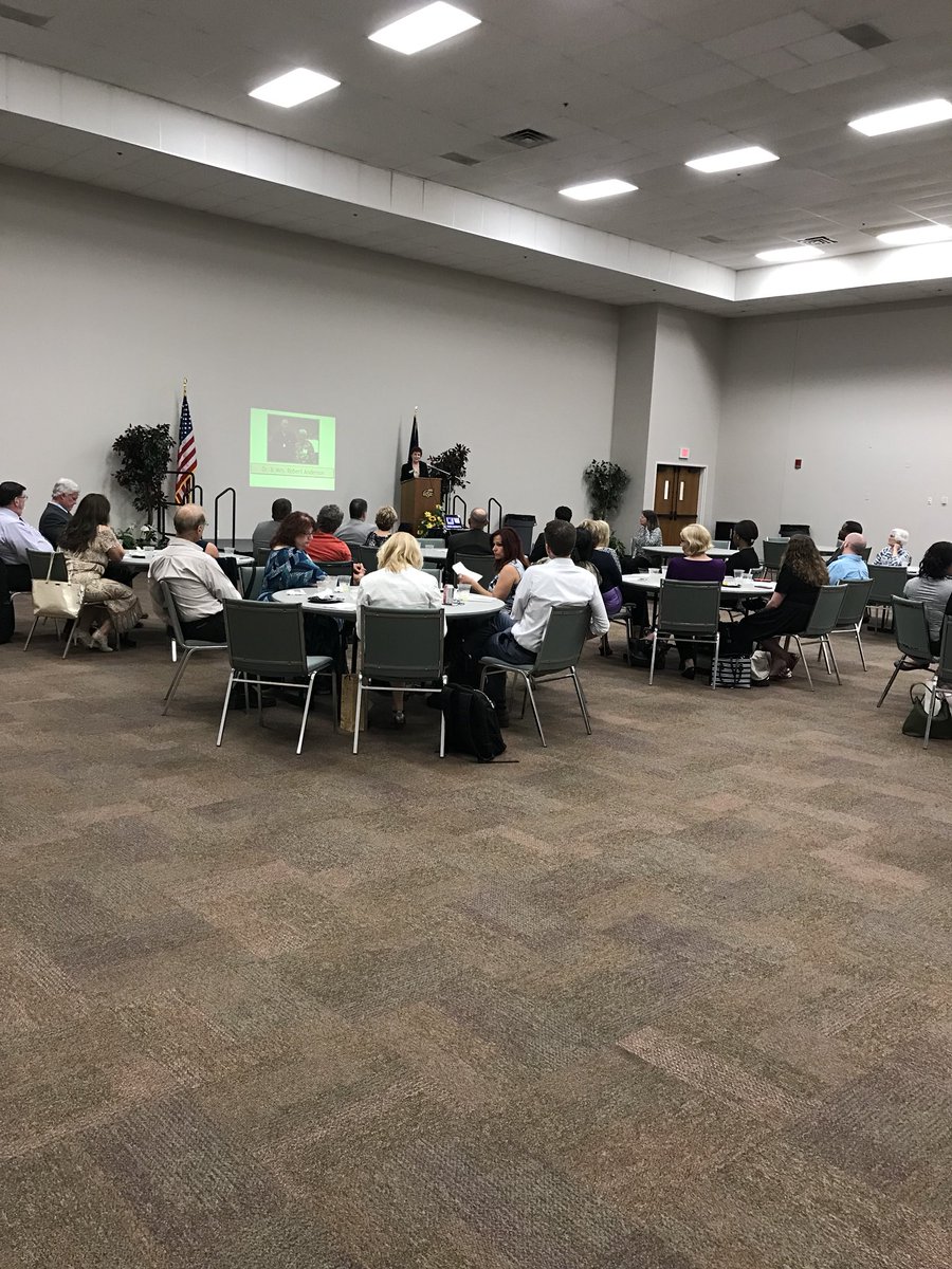 clelliott3's tweet photo. Wonderful gathering at the annual recognition for the @WichitaStateCOE Doctor of Education graduates. #EdShocks https://t.co/khq911HQtn