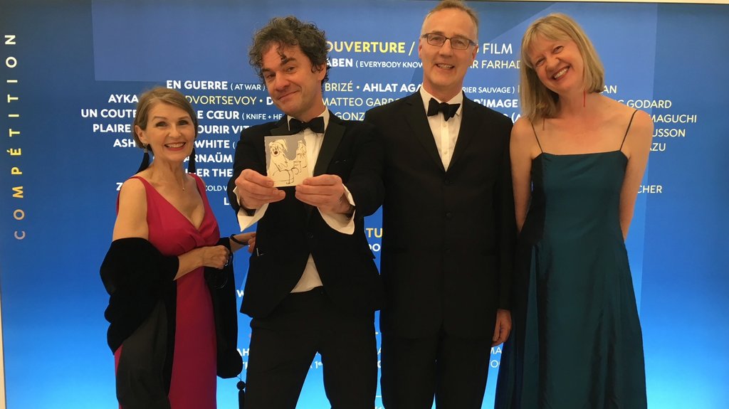 DogwoofSales's tweet photo. At the world premiere of #TheEyesOfOrsonWelles! #Cannes2018 https://t.co/MwqwaDGHyJ