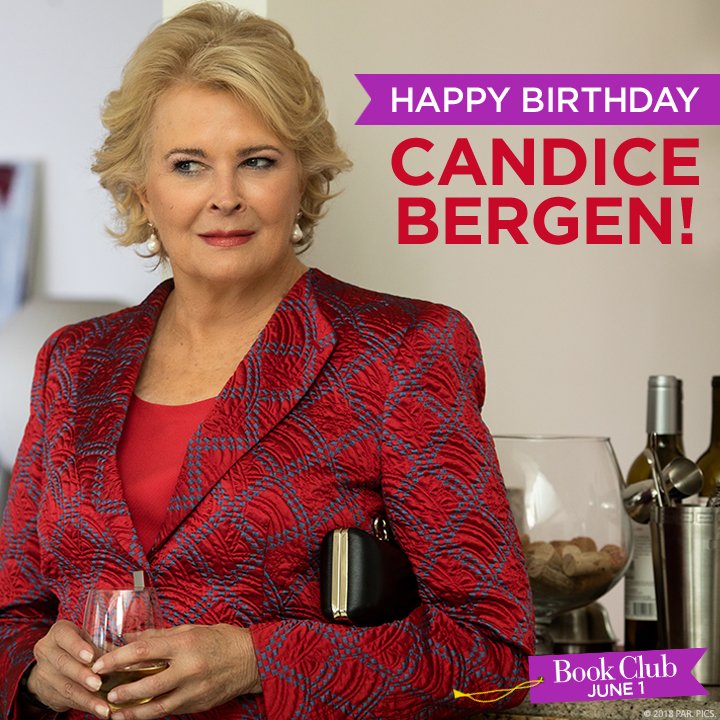 Happy birthday to one of marvellous members, Candice Bergen. 