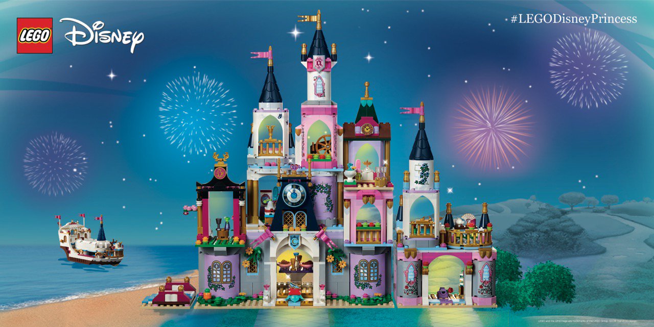 lego disney castle smyths