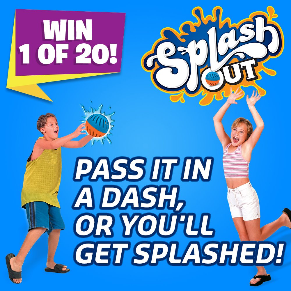COMPETITION TIME! We had a scorcher of a weekend over the Bank Holiday so to celebrate we are giving away 20 of The Original Splash Out 🤾‍♂ 😊 to enter, simply RT and follow us! Competition ends 11th May, winner will be notified by PM 😄
