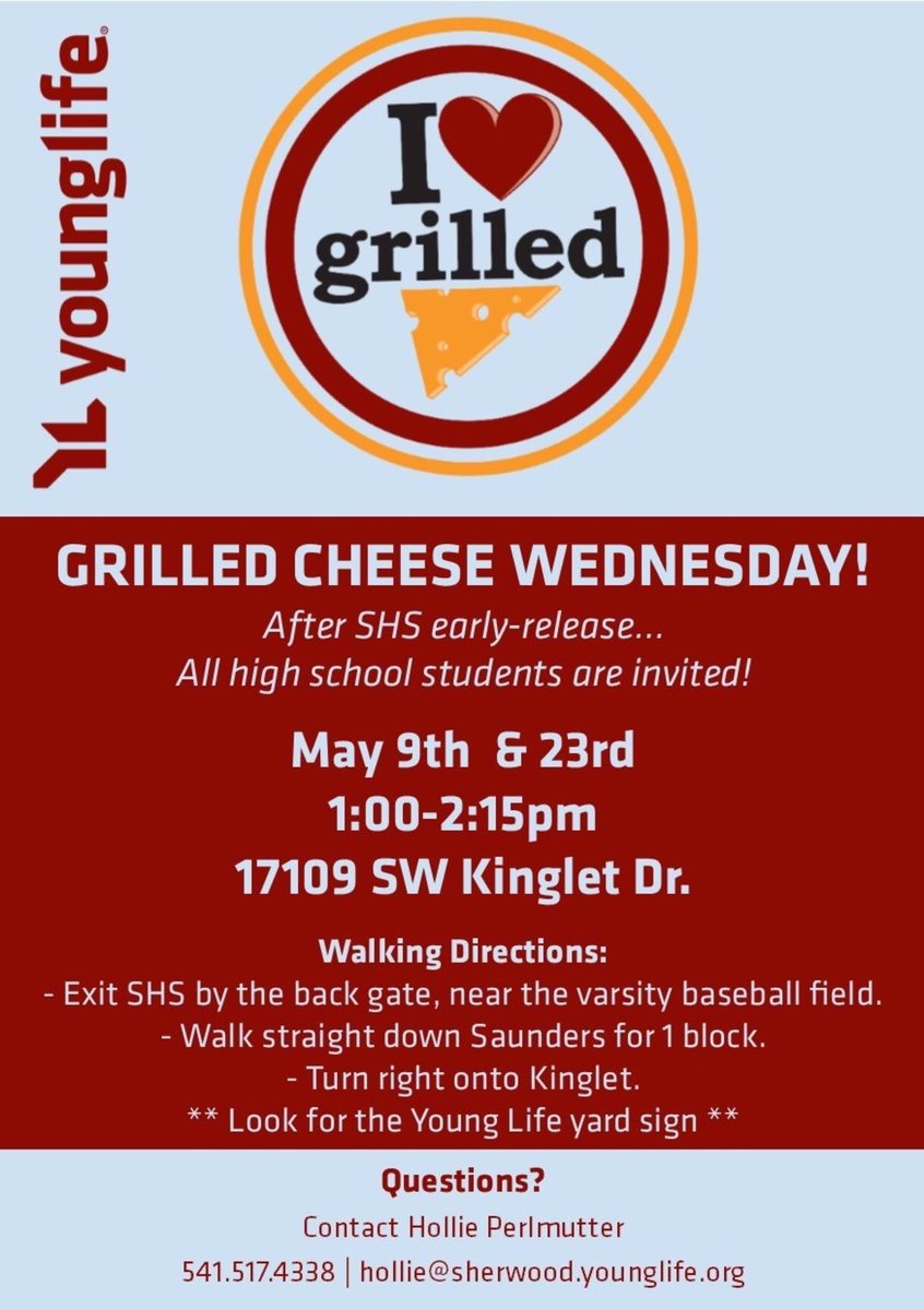 Sherwood Young Life (younglifeshs) Twitter