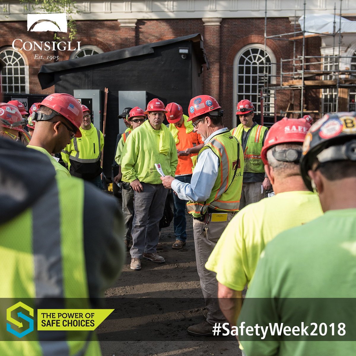 Consigli1905's tweet photo. We do not prioritize safety for just one week. It is our priority every minute of every day @SafetyWeek_2018 #SafetyWeek2018 https://t.co/Axchr2yBYT