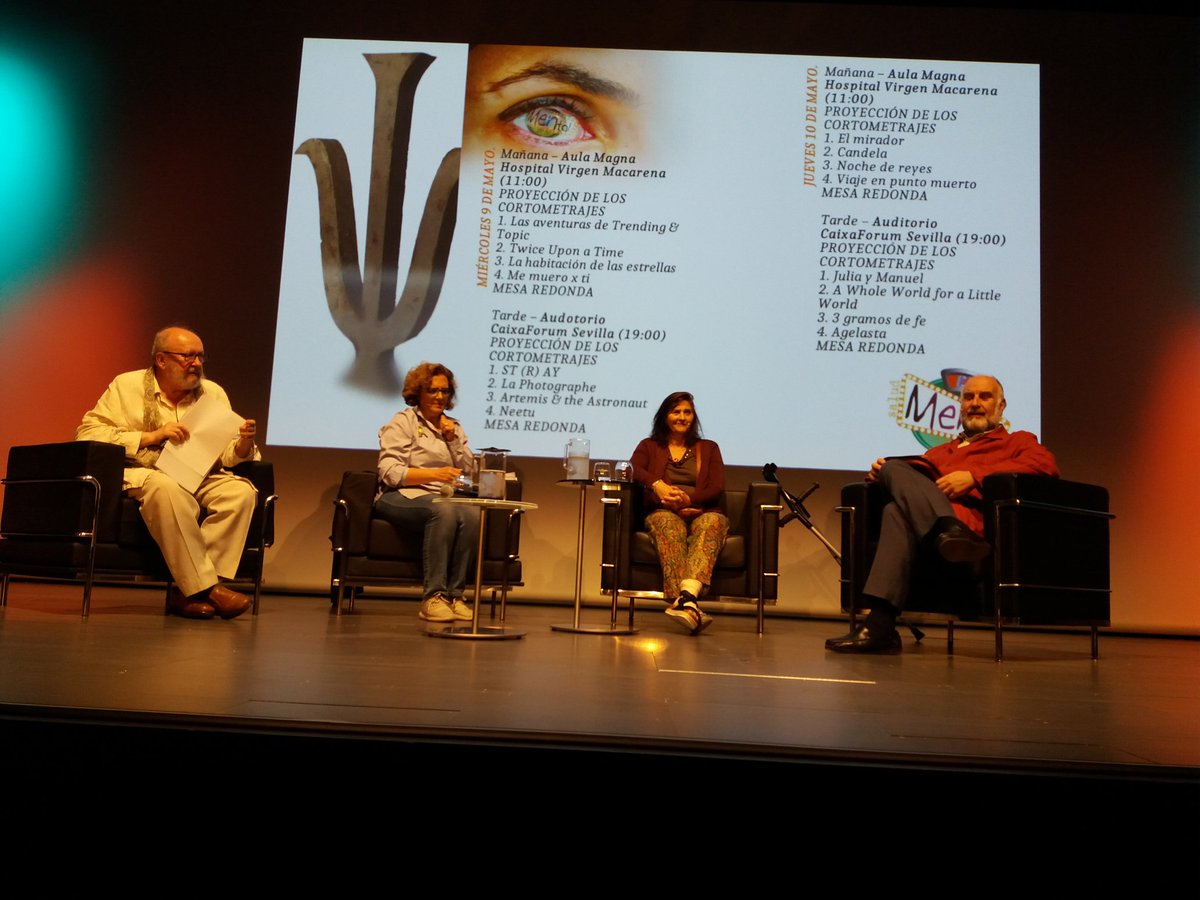 HUVMacarena's tweet photo. Los contertulios son #MDoloresRomero de #EnPrimeraPersona #ManuelMasegoza #psiquiatra y #PilarOrtega de @AAMMAaudiov 
Ellos serán también hoy #TestigodeMiradas https://t.co/CbdbghrLdG