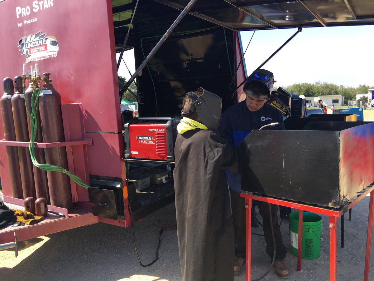 Dr_Handall's tweet photo. Could be a future welder! https://t.co/r3AvReopH5