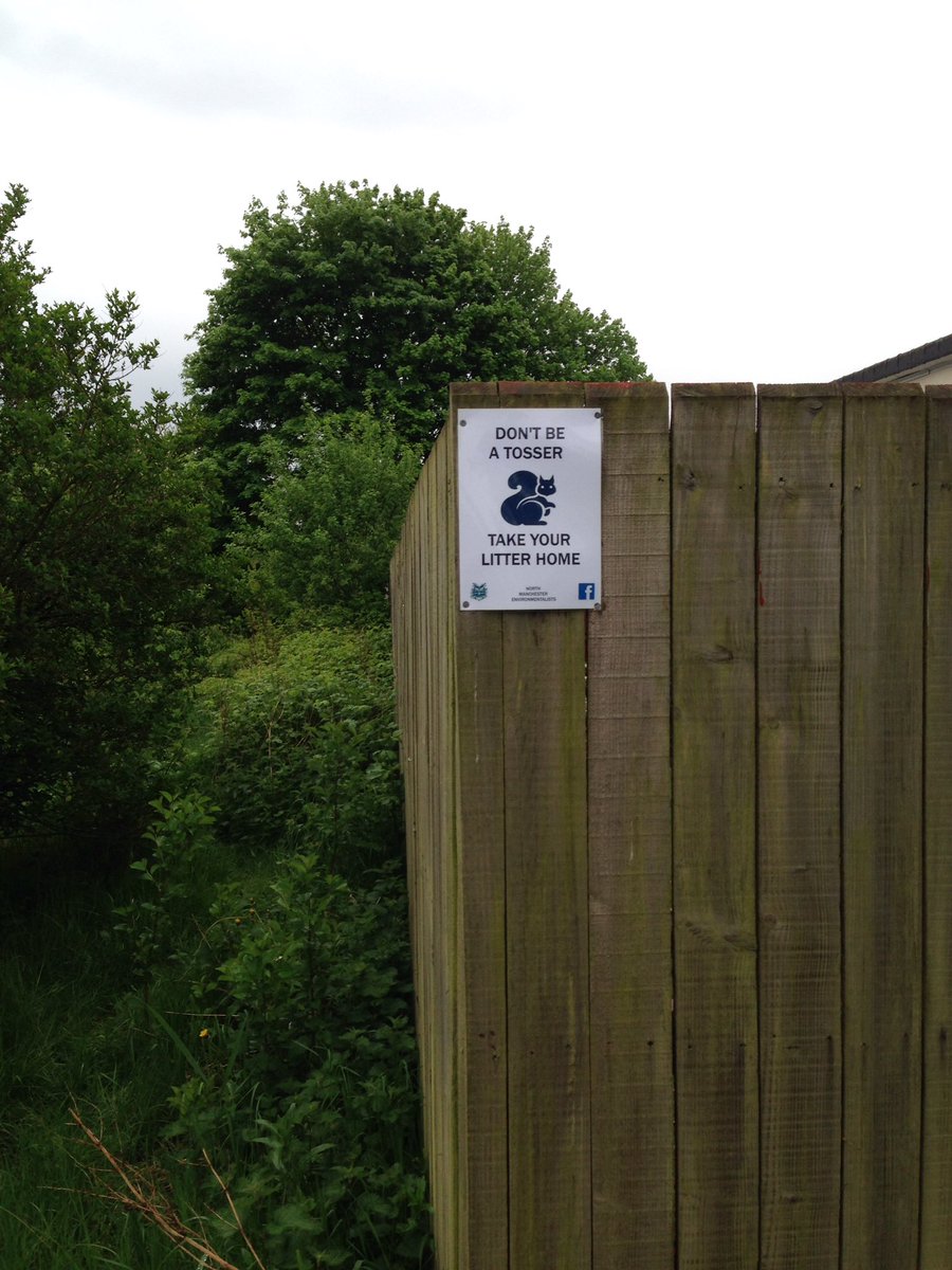 FOPlanthillpark's tweet photo. Nobody expected the @NMEnvironment to put up signs. Their chief weapon is surprise 😂😎 https://t.co/N0wB4JwB1i