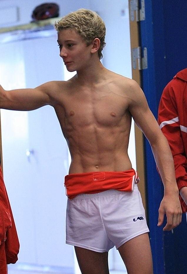 Girl schoolgirl twink muscle