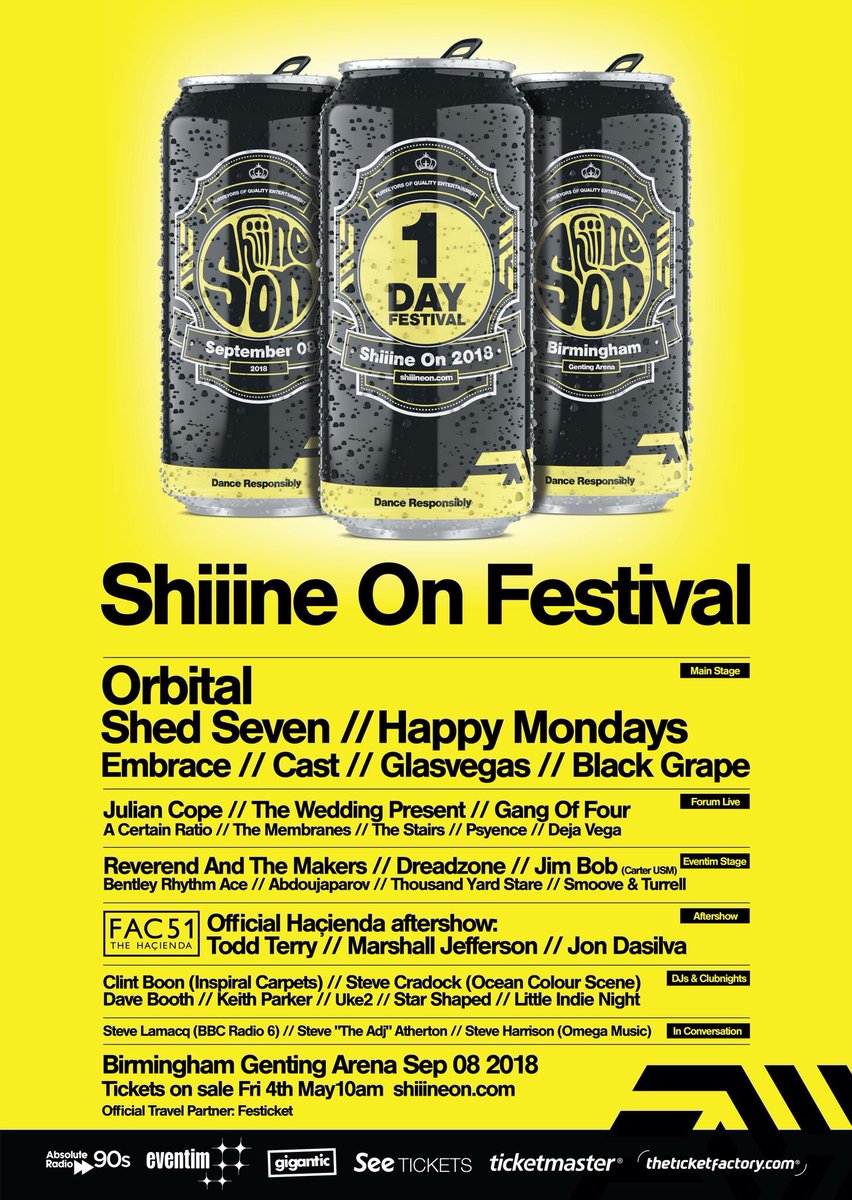 The Shiiine On one day festival 

Birmingham Genting Arena 

8th September 2018 

3 indoor stages, 1 outdoor stage 

12.30pm >  3am 

Tickets >>> bit.ly/eukPSiii