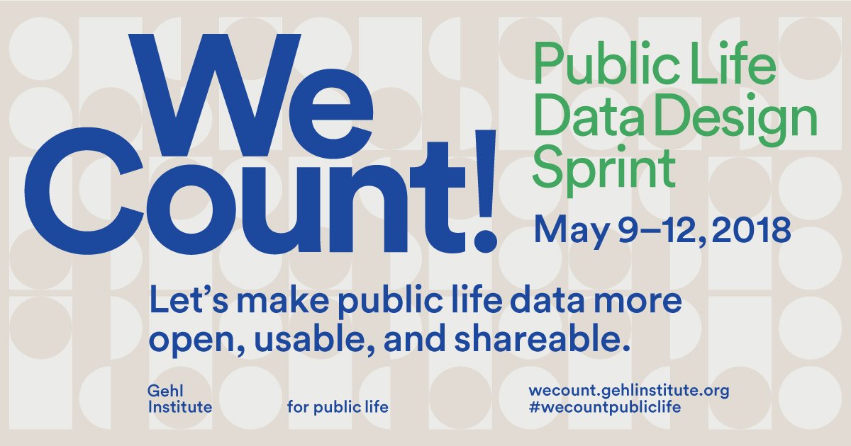 gehlinstitute's tweet photo. Tonight in NYC! We’re kicking off We Count! Public Life Data Design Sprint with a workshop on how to use the #publiclifetools. Registration is at capacity, but you can follow along here and explore the event series website https://t.co/cf9rVcANfs #wecountpubliclife https://t.co/lBoKJr2fib